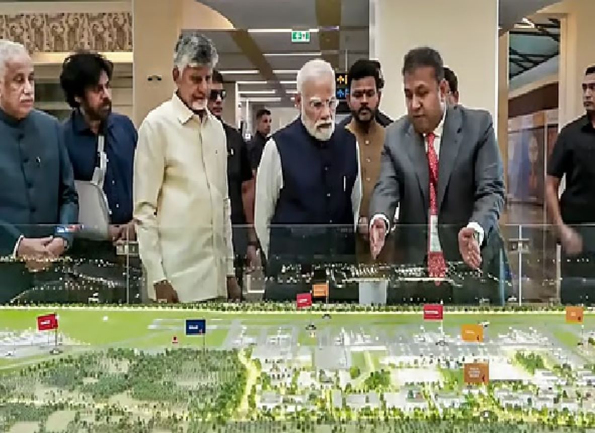 Prime Minister Narendra Modi inaugurated the Alluri Sitarama Raju International Airport at Bhogapuram in Vizianagaram district, Andhra Pradesh